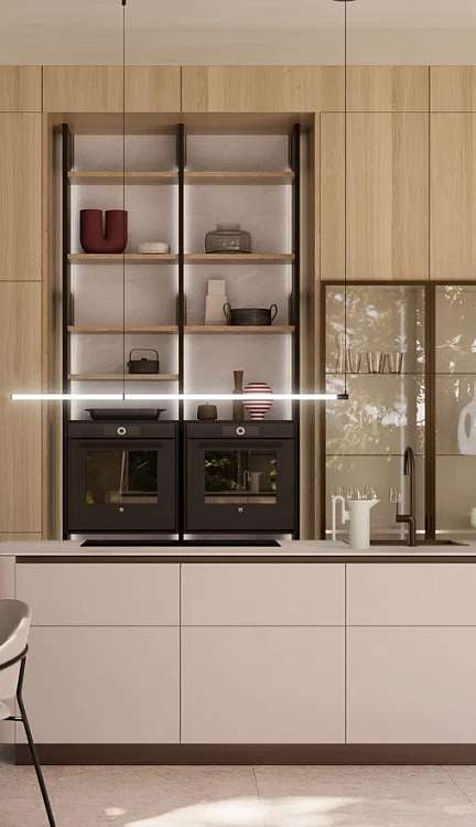 Кухня LEICHT CLASSIC-FS - CURVED SIDE PANELS