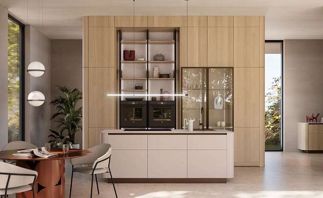 Кухня LEICHT CLASSIC-FS - CURVED SIDE PANELS