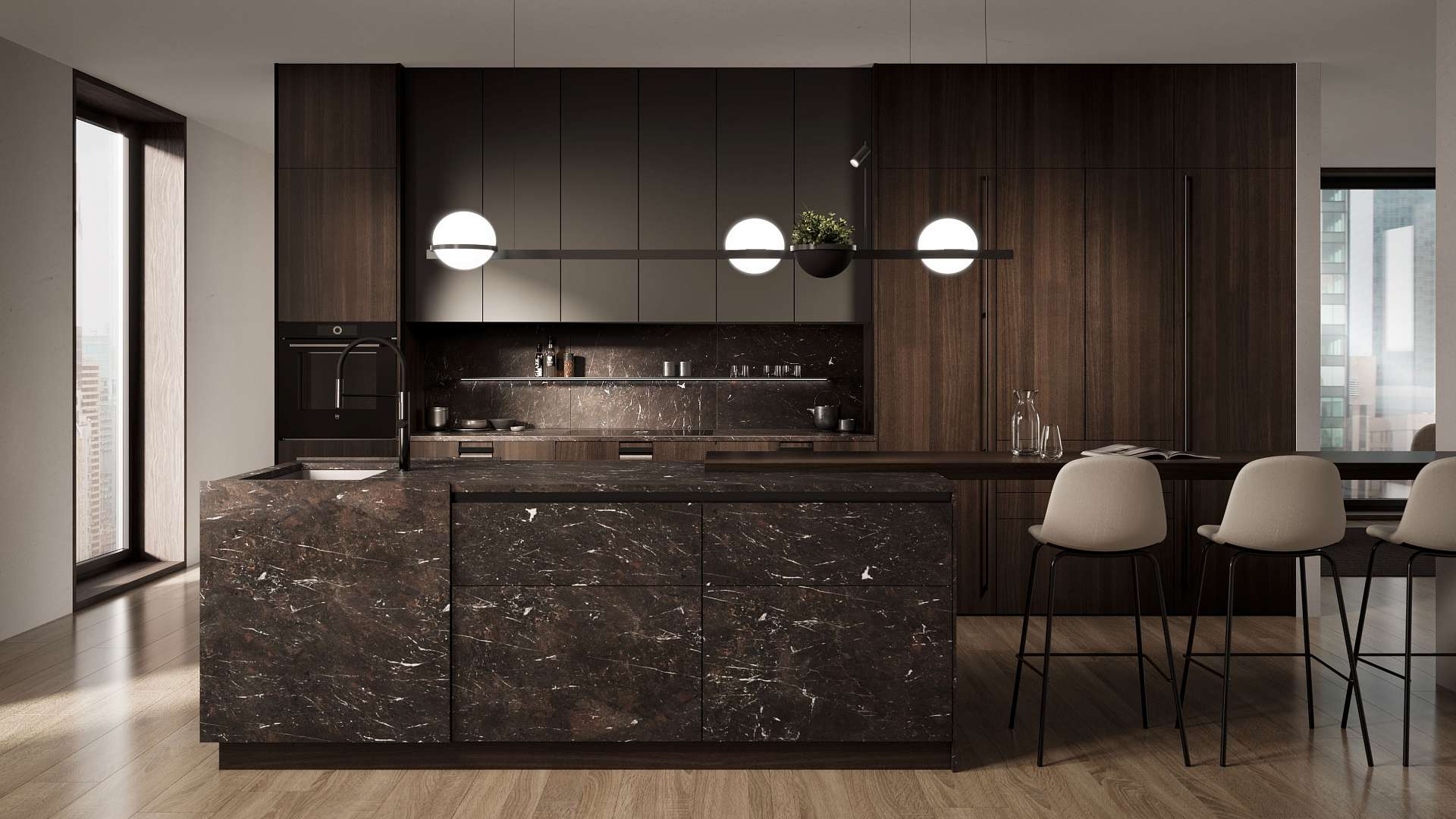 Кухня LEICHT TERMA | ROCCA-C1 | PEARL