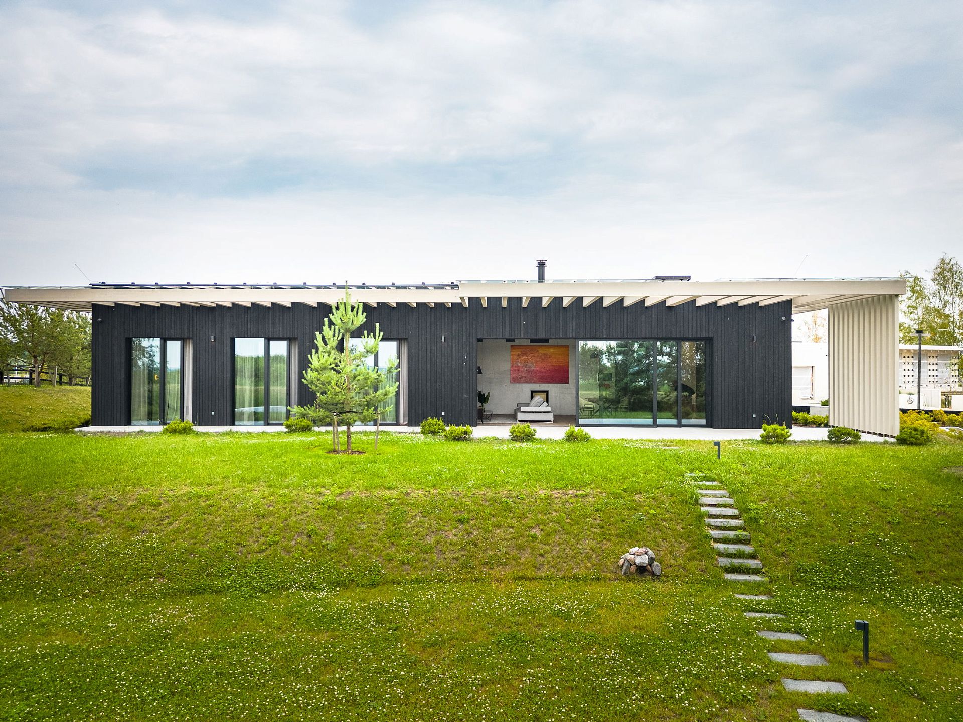 MODERN LIVING SPACE IN LATVIA'S LANDSCAPE